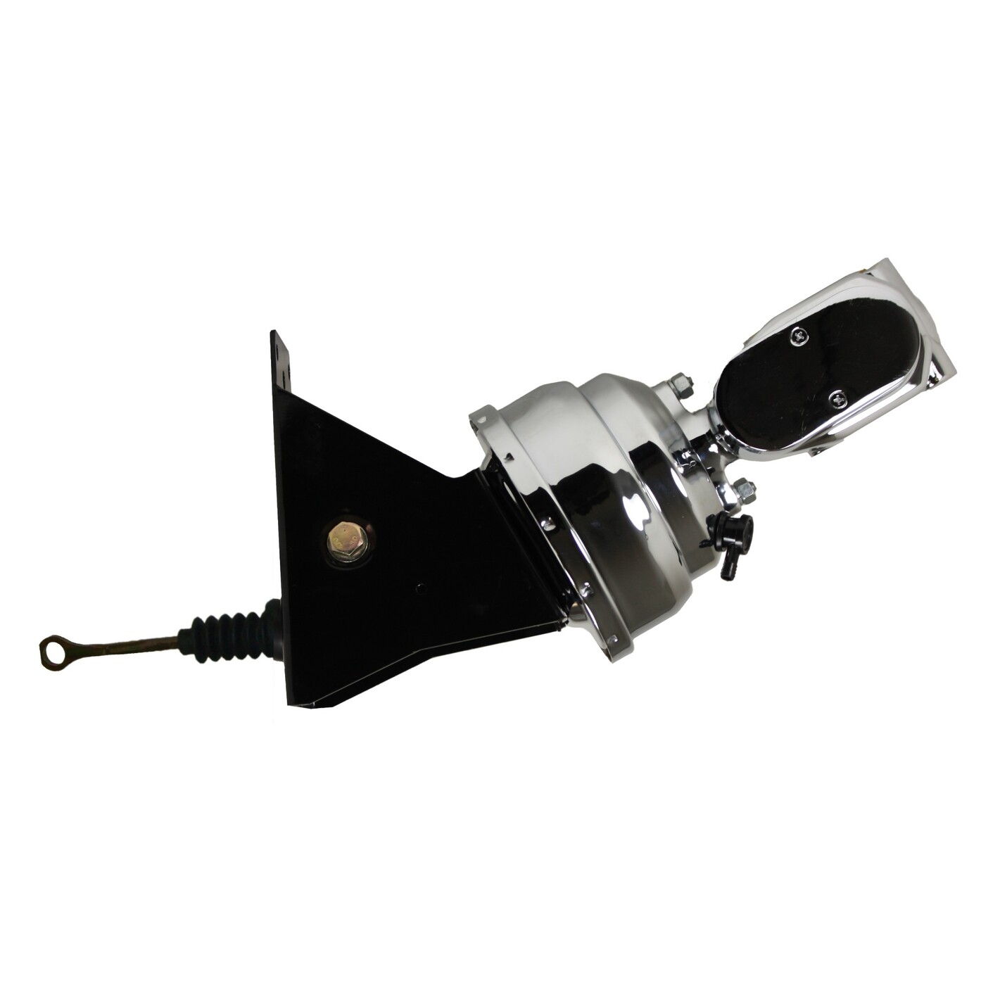 LEED Brakes 8 inch dual power booster, 1 inch bore master (Chrome)